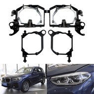 TAOCHIS car headlights adapter frame car light Bracket Holder for BMW X3 2018-2021 4 projector lens HELLA 3R  car retrof