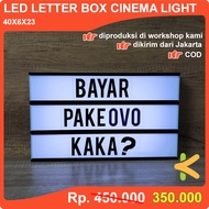 LED Letter Light Box / Cinema Light Box / Bedroom Lamp