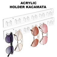 Acrylic Glasses Holder Wall Mount Wall Glasses Rack Glasses Storage AR32