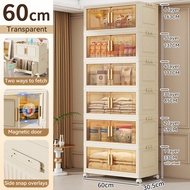 60CM-80CM Larger Multipurpose Double Sided Opening Storage Cabinet Foldable/Stackable Storage Box