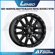 Lenso MX-Marvel - Matte Black 18x9J ET18 6x139.7 (1 Piece)