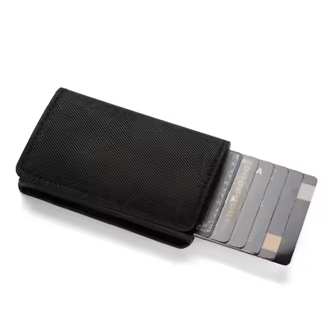 Anti-theft RFID credit card holder minimalist wallet pocket slim card holder card holder pu leather 