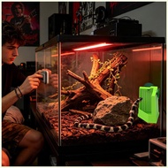Chameleon Feeder Gecko Tank Suction Cup Escape-Proof Container Bearded Dragon Bowl for Gecko Snake T