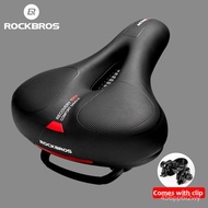 ROCKBROS Bicycle Saddle Thicken Widen Anti-shock Bike Mtb Saddle Soft Comfortable Riding Bike Seat Cushion Bicycle Part