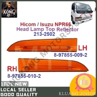 J103S04 ISUZU NPR66 NKR HICOM 4.3 2.8 HEAD LAMP TOP REFLETOR GARNISH LORRY ACCESSORIES LAMPU BESAR A