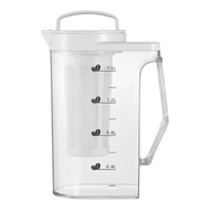 Large Water Pitcher with Scale 1.6L/2.2L Plastic Pitcher for Fridge Detachable Filter Ice Tea Kettle