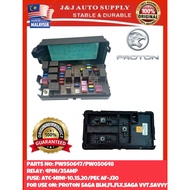 PW950648/950647 ORIGINAL FUSE BOX WITH RELAY/FUSE/FUSE TAP/COVER FOR USE ON: PROTON SAGA BLM,FLX,SAG