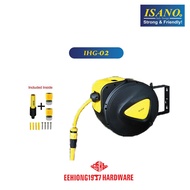 ISANO IHG-01 IHG-02 IHG-03 IHG-04 10m 20m 30m Automatic Retractable Hose Reel 10 METER 20 METER AUTO