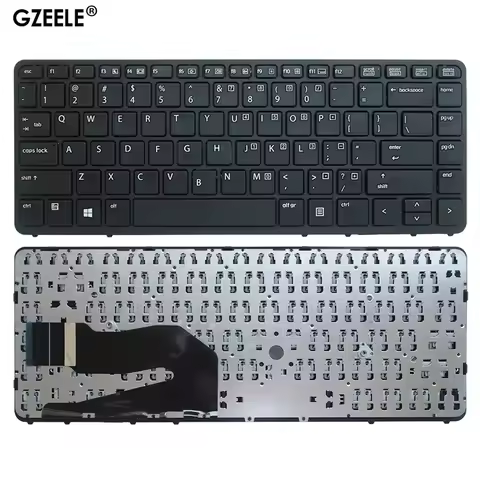US English Laptop Keyboard for HP EliteBook 840 G1 850 G1 ZBook 14 for HP 840 G2 NO backlight