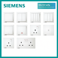 SIEMENS DELTA® Relfa SERIES SWITCHES & SOCKET OUTLET SIRIM APPROVED (WHITE)