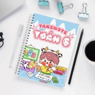 Take Note Math Notebook Grade 6 (A5) (Large Format)