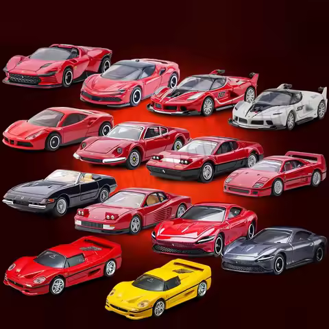 TOMICA 1:64 Ferrari Series Die-cast Alloy Car Model Toys Collectible Holiday Gift,Ferrari SP3,F50,F3