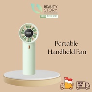 Mint Green Portable Handheld Fan | 4–6 Hours Battery life | Strong Wind | Low Noise | Rechargeable U