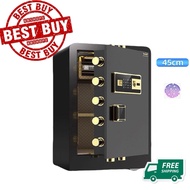 [Ready Stock] Safety Box Home 45cm / Safetybox Office Storage Fingerprint / Passcode
