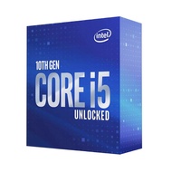 Intel | Intel Core i5 10600K กล่องใหม่ i5-10600K 4.1GHz 6-Core 12 Thread CPU โปรเซสเซอร์ L3=12M 125W
