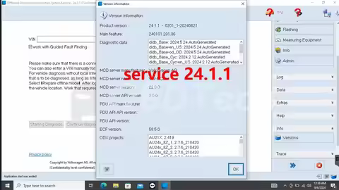 Postsetup_70201.101.4810 for 5054a Diagnostic ODIS-Service 7.2.1 software odis-s V11.0/V23.01 for 61