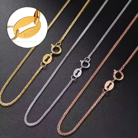 Rael 18K Gold Chain Price White Yellow Rose Sale Pure Gold Au750 Necklace Best Gift For Women X2005