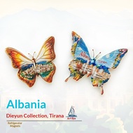 【Shipment within 24 hours‌】 Magnet Peti Sejuk Tirana Albania Hiasan Dekorasi Seni Kraf 3D Cenderamat