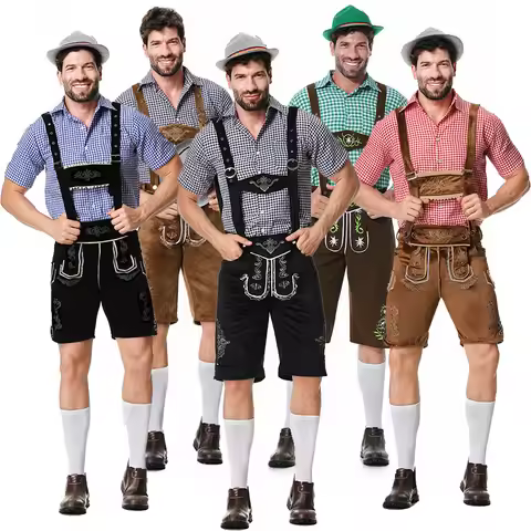 Munich Beer Festival Costume 2025 European and American New Munich Beer Festival Costume Set for Men