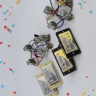 Hot Sale-1 Set  Original Genuine Standard PRO Electric Guitar Alnico Humbucker Pickup  Nickel / Gold