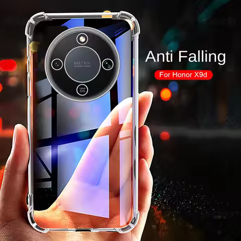Clear Silicone Shockproof Case Coque For Honor X9d Cover Lens Protection Shell HonorX9d Honar Honer