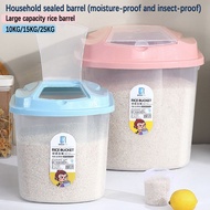 Kitchen household rice bucket 10-25KG insect-proof and moisture-proof rice storage bucket flour storage barrel rice cylinder multi-functional rice box storage box