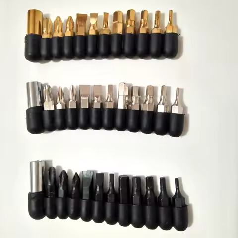 12 Pieces Screwdriver Bit With Adapter Multitool Kits Fitting for Multifunctional Plier Ganzo Plier 