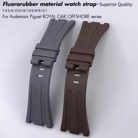 28mmX20mm FKM Fluororubber Watchband Fit for AP Audemars Belt For Piguet ROYAL OAK OFFSHORE 26470/26
