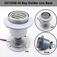 3H Pemegang Mentol Hi Bay E27/E40 [Jenis Tapak/Gantung] Hi Bay Holder c/w Base/Hook