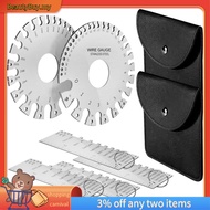 [In Stock]8Pieces Wire Gauge Measuring Tool, Metal Gauge Thickness Tool, Sheet Thickness Gauge, Roun