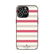 Stripe KateSpade IPhone 15 Pro Max 6.7 Inch 2023 Case Black For IPhone 15 IPhone 15 Pro IPhone 14 Pr