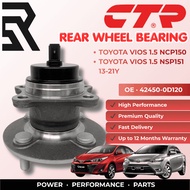 Toyota Vios NCP150 1.5 NSP151 13-21Y [42450-0D120 / 42450-OD120] CTR Korea Rear Wheel Bearing Hub