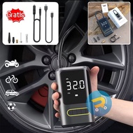 Car Air Pump Tire Inflator Portable Pompa Ban Mobil dan Motor Mini Pompa Angin Elektrik Pompa Sepeda