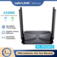 WAVLINK Wi-Fi 6 AX3000 Dual Band Mesh Router Gigabit Router Everything Mesh AP Mode MU-MIMO Beamform