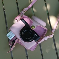 Suitable for sony RX100 M7 Camera Bag DCS-RX100M5M6 sony Black Card 7 Protective Case ZV1 Leather Ca