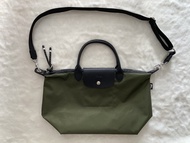 100% Genuine Longchamp Recycled Nylon Eco-Friendly Travel Tote Womens Medium L1515HSR Dumpling Bag S