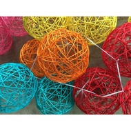 25CM/cm Takraw Ball White Takraw Ball Decorative Ball Colorful Ball Kindergarten Decorative Ball Col