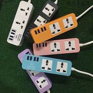 Charger HUB With 2 Power Socket 4 USB Charger Port Usb Socket