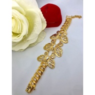 💝Emas Bangkok asli ade cop 916 gelang Coco rama2 cantik💝
