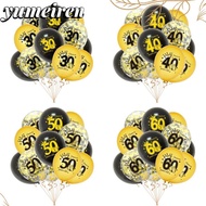 YUMEIREN 12PCS Birthday Balloon, Latex Party Props 30th BIrthday Balloons, Fashion Inflatable 18th 3