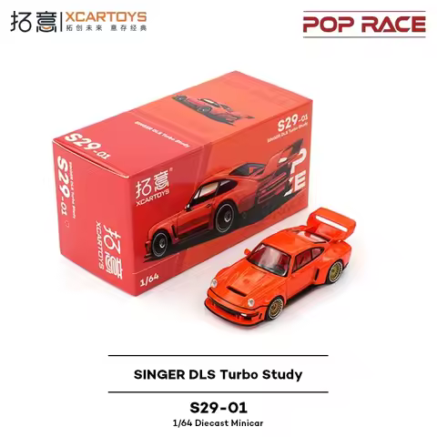 In Stock Xcartoys 1:64 Singer DLS Turbo 964 Track Diecast Diorama Model Collection Miniature Toys Po