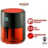 Kelen Munoz Digital Air Fryer - Red (KMAF7SSTDR) | less oil kurang minyak healthy sihat oiless healt