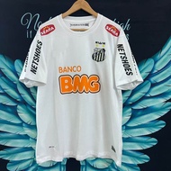 2012 Vintage Commemorative Edition Santos Jersey Neymar Training Suit No 11 Neymar White Football Su
