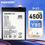 NOHON B-K3 4500mAh Battery for VIVO Y9S Nex S1 Pro S1-E2 V1945A V1945T Battery Bateri + Tools
