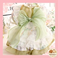 Enchanted Forest Lolita Pet Dress  Lightweight Spring & Summer Princess Outfit for Small Dogs & Cats