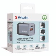 Verbatim USB Wall Charger 2-Port 35W GaN Charger (GNC-35) 32200