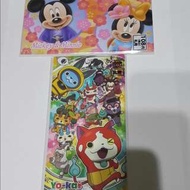(美樂蒂小花園)日本製正版紅包袋/信封袋,上面：迪士尼米奇與米妮，下面：妖怪手錶，各別都只有一個喔！(請告知所需要款式)