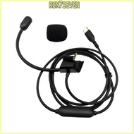 RUN Premium Type C Music Cable With Microphone Boom For QC35 Headphones Wire 2 5mm Gold Plated Conne