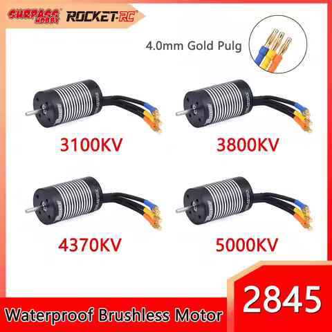 SURPASS HOBBY 2845 3100KV 3800KV 4370KV 5000KV Waterproof Brushless Motor for RC Drift Cars Crawler 