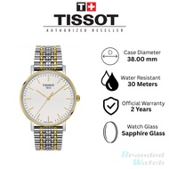 Tissot T109.410.22.031.00 Men's Everytime Medium Quartz 2 Toned Steel Watch T1094102203100